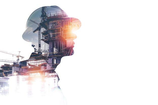 Industrial construction silhouette used for DeKoy company story